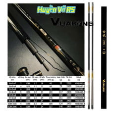 Cần câu VUAKONG Huyền Vũ RS bản 5h .cần carbon nhẹ .chuyên câu tổng hợp .