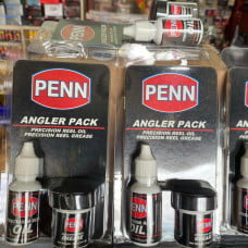 Bộ Dầu và Mỡ PENN chính hãng.chuyên dùng để bôi trơn các bộ phận máy câu cá  và tăng độ mượt mà cho máy.