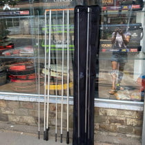 Cần LUXYRY PERFORMANCE KISU 3 khúc 4 m25 hãng Ashino. Phôi carbon. Khoen Pat fuji . Thích hợp câu cá mè. Tra . Chim ... .