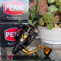 Máy câu PENN SLAMMER IV 6500 chính hãng Mỹ dòng cao cấp bạo lực kháng mặn chống nước IPX6 và công nghệ tiên tiến