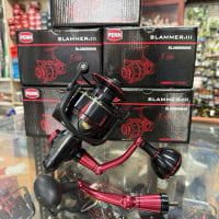 Máy câu PENN SLAMMER III 6500hs chính hãng của Mỹ .Có 2 tay quay .Mạnh mẽ ,bền bỉ,kháng mặn .câu cá .