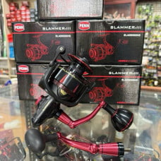 Máy câu PENN SLAMMER III 6500hs chính hãng của Mỹ .Có 2 tay quay .Mạnh mẽ ,bền bỉ,kháng mặn .câu cá .