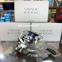 Máy câu Shimano stradic 2023 size 4000XG.Chính hãng của Nhật .kháng mặn ,bền bỉ.chuyên câu lure.