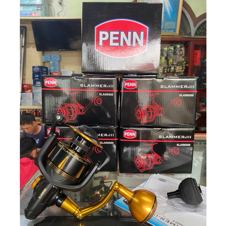 Máy câu PENN Slammer III 6500 chính hãng Mỹ (IPX6 chống nước, Dura-Drag, drag 13.6kg)